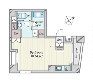 グローブシティ本駒込【5階】の間取り