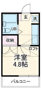 ヴィラ久里浜【2階】の間取り