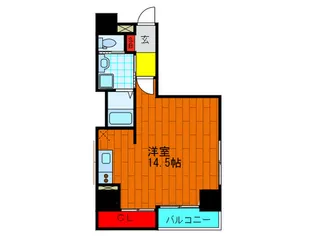 ブランリス古川橋【5階】の間取り