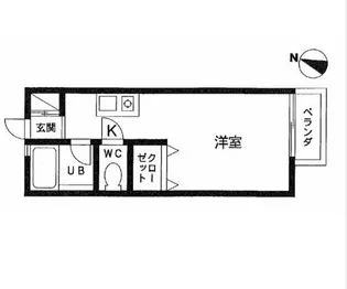 ライフピア和田【1階】の間取り