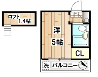 神奈川県藤沢市善行3【アパート】の間取り