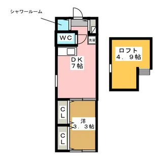 オークコート【2階】の間取り