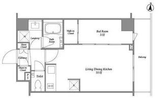 IPSE代々木上原【5階】の間取り