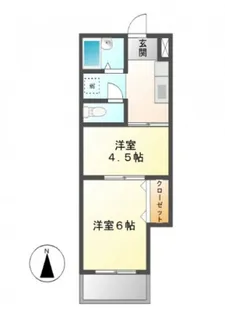 バルヴェール・N【1階】の間取り