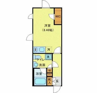 東京都中野区中央5【マンション】の間取り