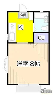 東京都小金井市貫井北町3【アパート】の間取り