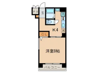 プロスペクト河原町五条【10階】の間取り