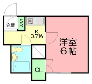 DMハイツ【2階】の間取り