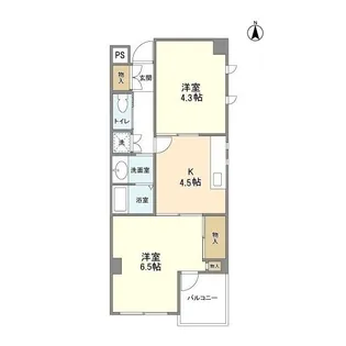 スーリヤ庄内通【3階】の間取り