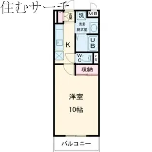 PLUMERIA shirasuka【3階】の間取り
