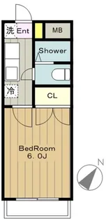 恵マンション【1階】の間取り