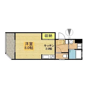 マンションリバエイト【1階】の間取り