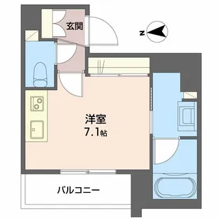 ヴィレッタ鉄砲町【4階】の間取り