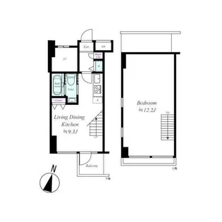 ラグジュアリーアパートメント森下【5階】の間取り