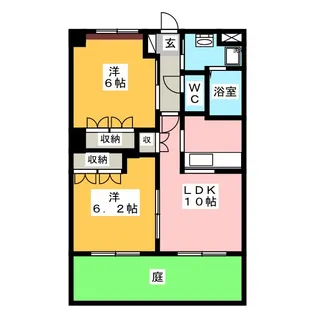 Idel Horm【1階】の間取り