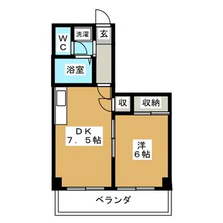 サンコート【2階】の間取り