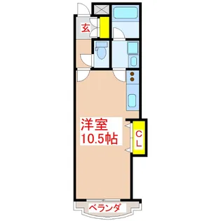 ピラール鴨池【3階】の間取り