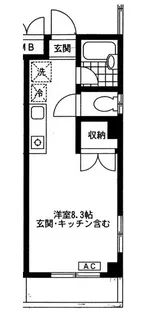 メゾン・ウエノ【1階】の間取り