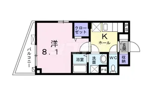 東京都渋谷区本町5【マンション】の間取り