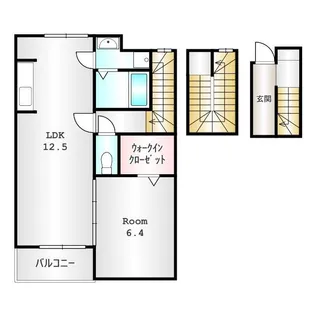 群馬県高崎市下之城町【アパート】の間取り