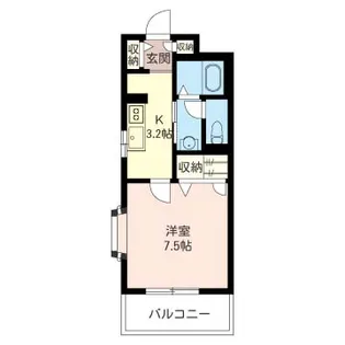 メゾン・ド・ロシュ【1階】の間取り