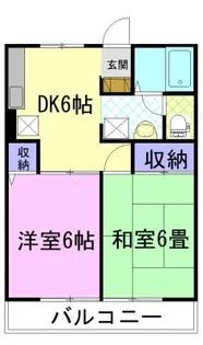 フレンド宝木 A【1階】の間取り