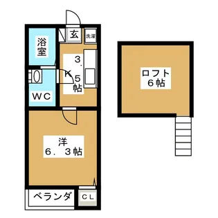 i-STATE泉【2階】の間取り