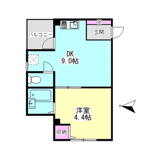 モリビル【4階】の間取り