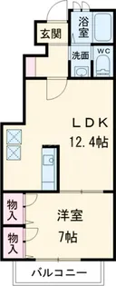 東京都江戸川区南葛西2【アパート】の間取り