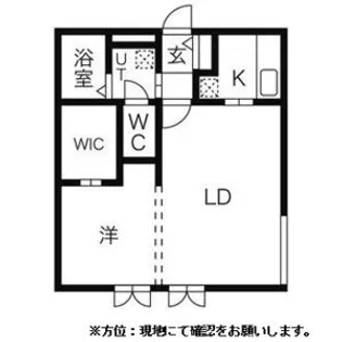 ディリッツ札幌東【3階】の間取り