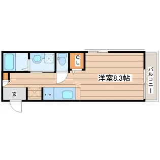 G-CREST土樋【3階】の間取り