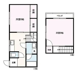 サンハイツ藤の間取り