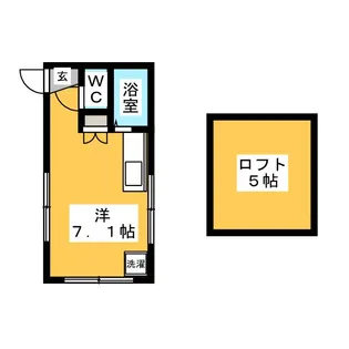 リバーウィンド【2階】の間取り