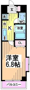 東京都渋谷区本町1【マンション】の間取り