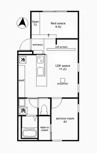 東京都江東区白河4【マンション】の間取り