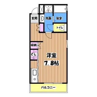 リシェス橋本B【3階】の間取り