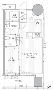 桜ヒルズ九段北 906号室【9階】の間取り