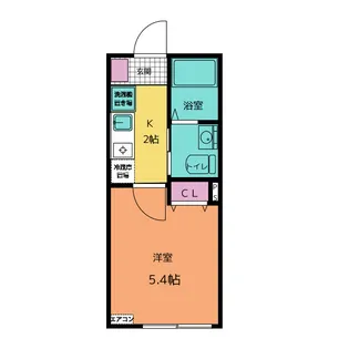 Bonanza追浜【1階】の間取り