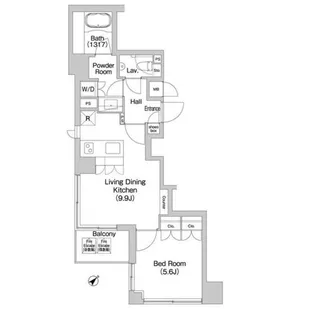 東京都中央区日本橋堀留町1【マンション】の間取り