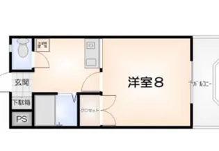 ヴィゴラス壱番館【7階】の間取り