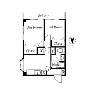 ハイツブラッサム【2階】の間取り