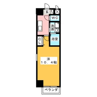 ハンプトンコート【4階】の間取り