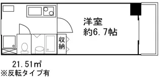 ドミール元住吉【2階】の間取り