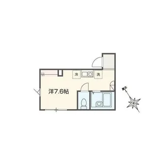 MELDIA海老名【2階】の間取り