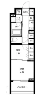 セジョリ高井戸【1階】の間取り