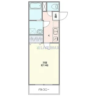 ジーメゾン五井中央西ゼファー【2階】の間取り