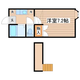 ヴァルーンレイム8【2階】の間取り