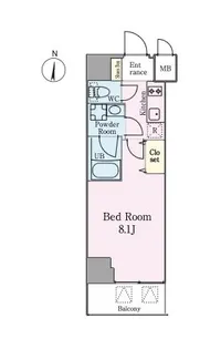 フレールコート錦糸公園【4階】の間取り