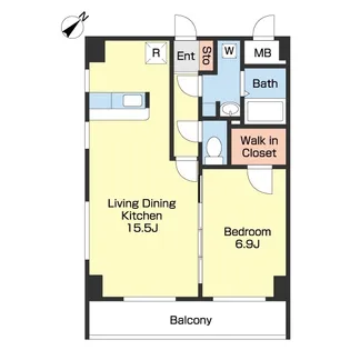 グリーンネスト綱島東【1階】の間取り