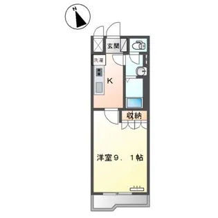 埼玉県羽生市大字上岩瀬【アパート】の間取り